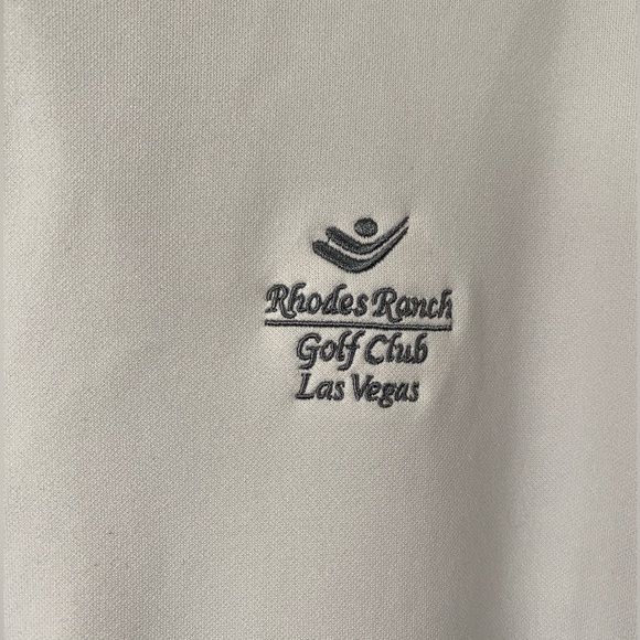 FootJoy Half-Zip Pullover in White Golf Sweatshirt size medium Las Vegas - Picture 4 of 8